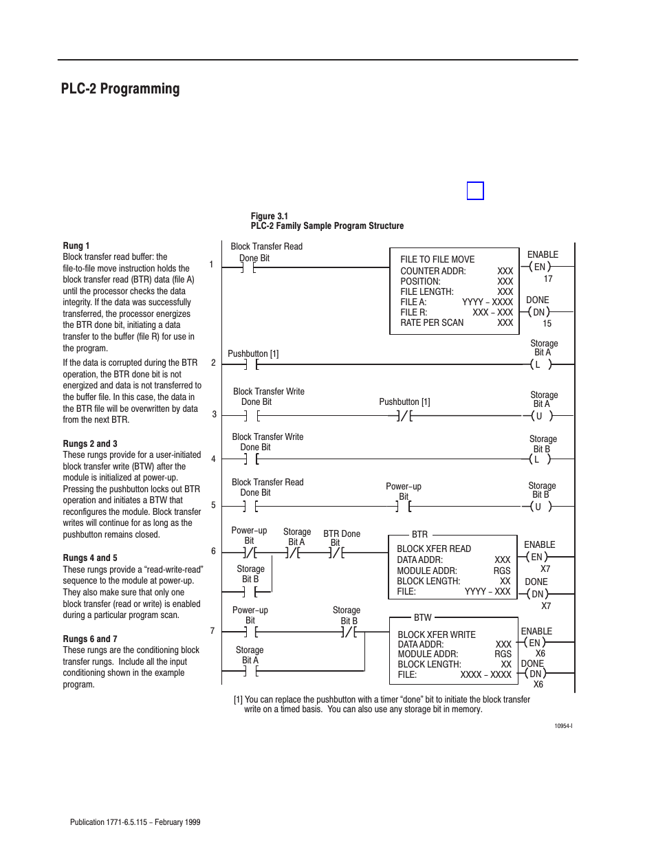 Plc-2 programming, Plcć2 programming | Rockwell Automation 1771-IFE ANALOG INPUT MODULE User Manual | Page 28 / 82