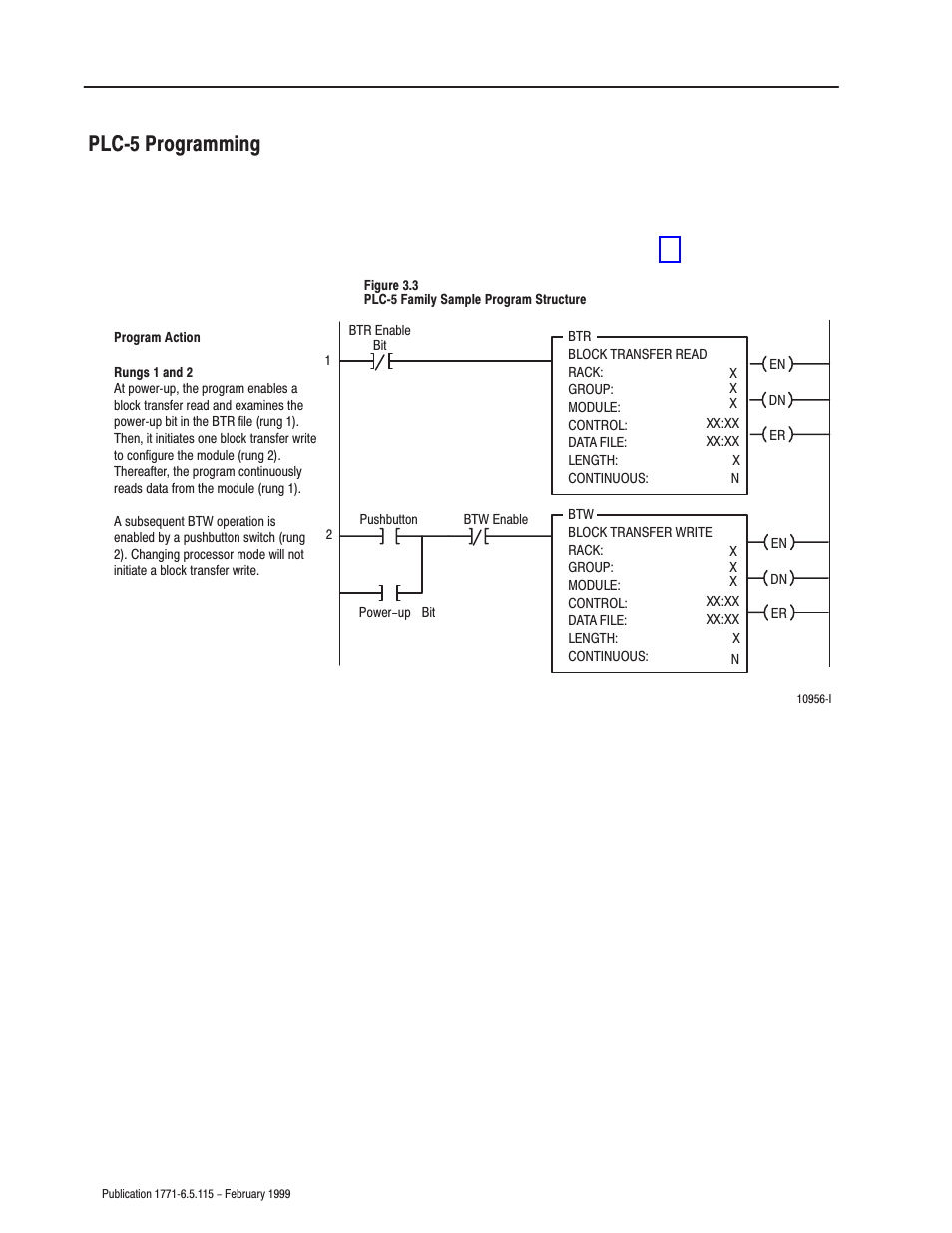 Plc-5 programming, Plcć5 programming | Rockwell Automation 1771-IFE ANALOG INPUT MODULE User Manual | Page 30 / 82