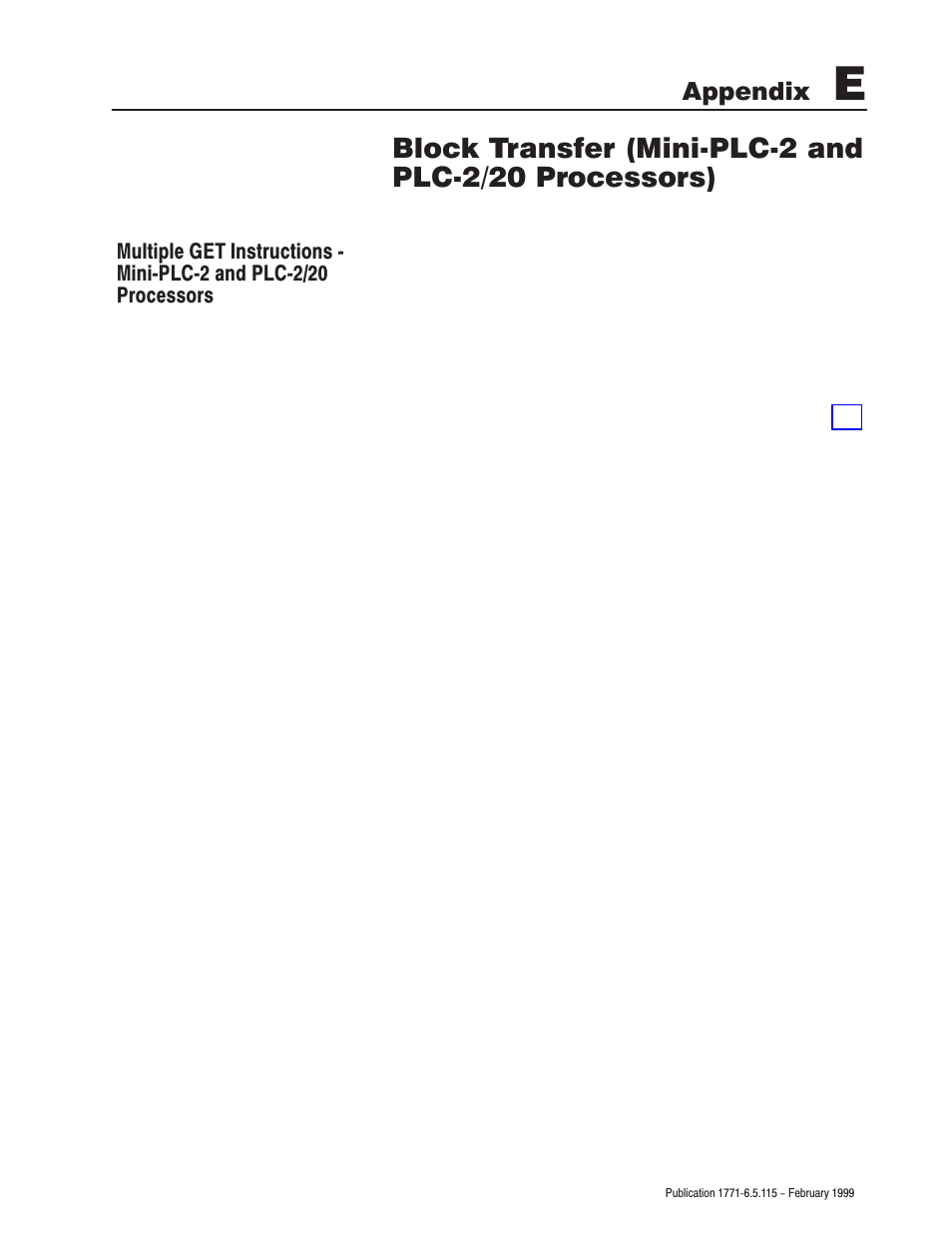 Appendix | Rockwell Automation 1771-IFE ANALOG INPUT MODULE User Manual | Page 71 / 82