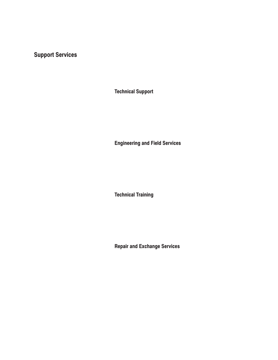 Support services | Rockwell Automation 1771-IFE ANALOG INPUT MODULE User Manual | Page 81 / 82