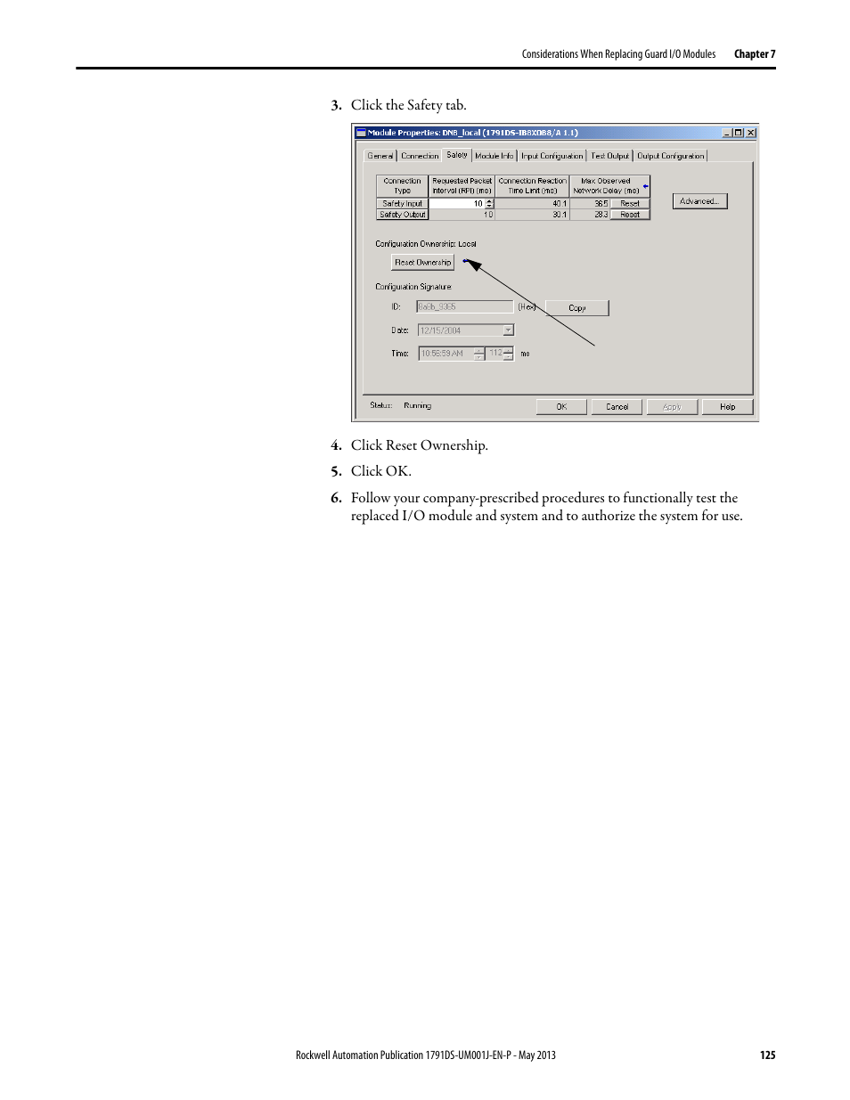 Rockwell Automation 1791DS-IBxxxx Guard I/O DeviceNet Safety Modules User Manual | Page 125 / 178