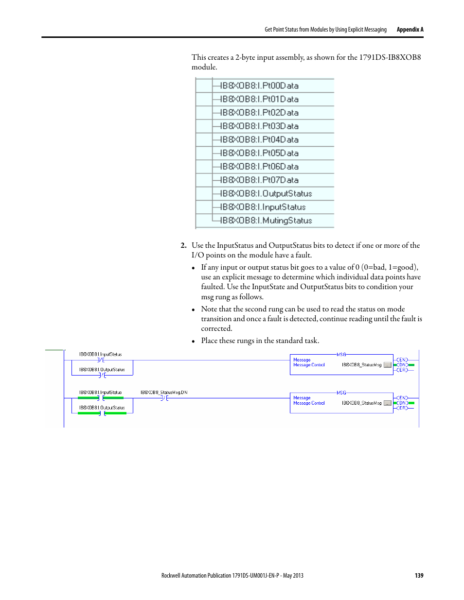 Rockwell Automation 1791DS-IBxxxx Guard I/O DeviceNet Safety Modules User Manual | Page 139 / 178