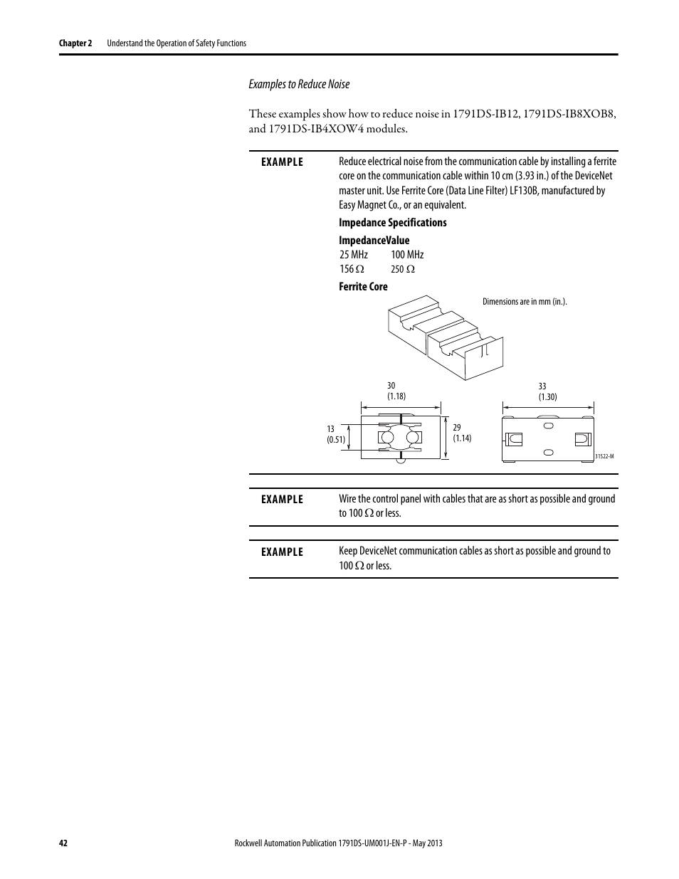 Rockwell Automation 1791DS-IBxxxx Guard I/O DeviceNet Safety Modules User Manual | Page 42 / 178