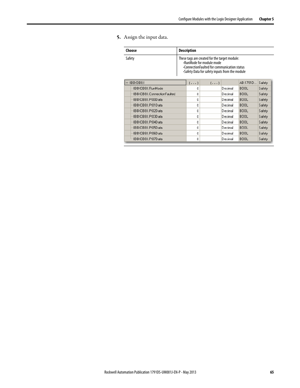 Rockwell Automation 1791DS-IBxxxx Guard I/O DeviceNet Safety Modules User Manual | Page 65 / 178