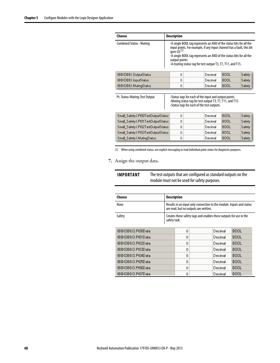 Rockwell Automation 1791DS-IBxxxx Guard I/O DeviceNet Safety Modules User Manual | Page 68 / 178