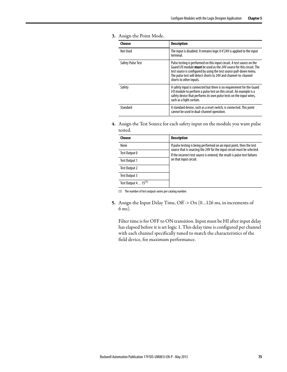 Rockwell Automation 1791DS-IBxxxx Guard I/O DeviceNet Safety Modules User Manual | Page 75 / 178