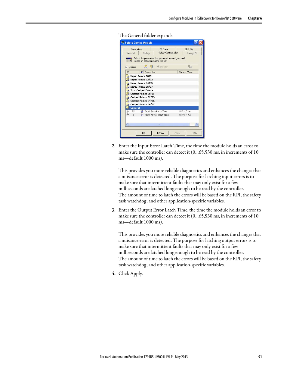 Rockwell Automation 1791DS-IBxxxx Guard I/O DeviceNet Safety Modules User Manual | Page 91 / 178