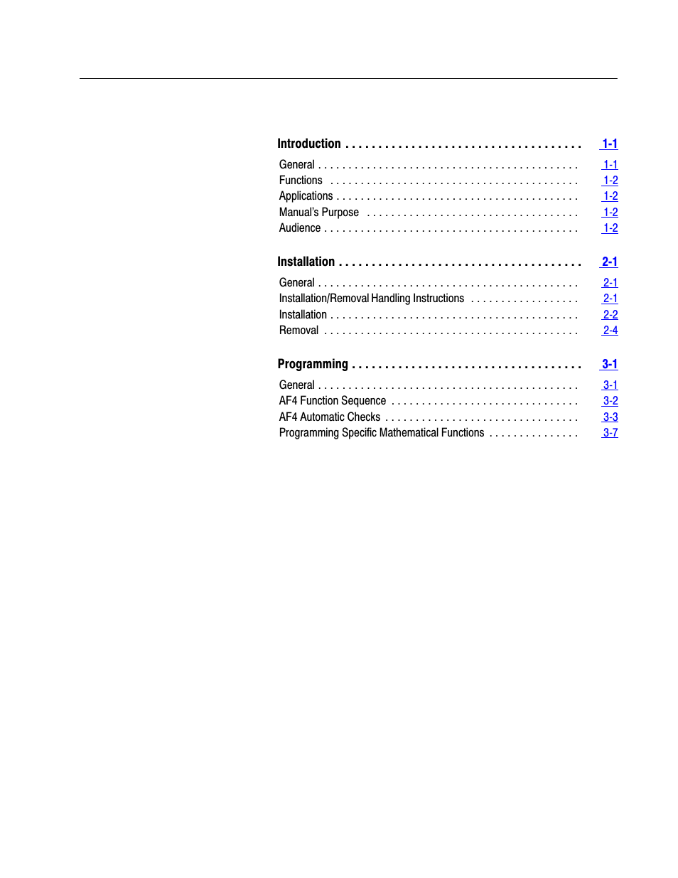 Rockwell Automation 1772-AF4,D17726.5.3 User Manual, AUX FUNCT PROM User Manual | Page 2 / 66