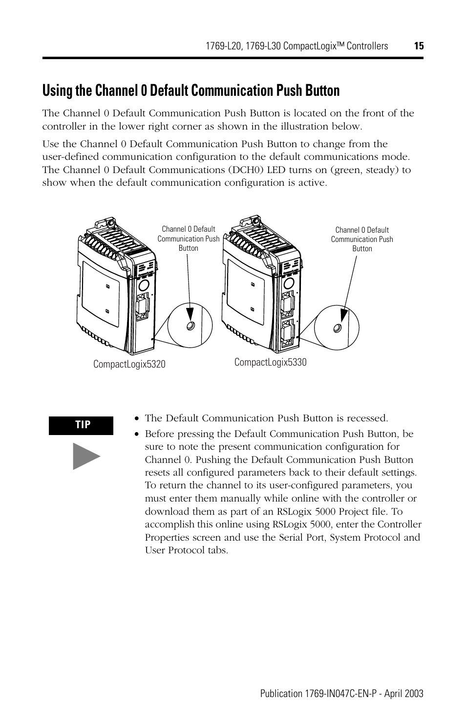 Rockwell Automation 1769-L20_L30 CompactLogix Controller Installation Instructions User Manual | Page 15 / 24