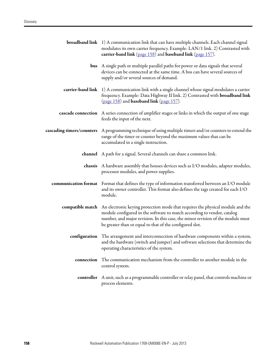 Rockwell Automation 1769-HSC Compact High Speed Counter Module User Manual | Page 158 / 170