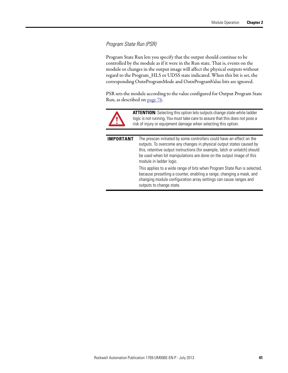Rockwell Automation 1769-HSC Compact High Speed Counter Module User Manual | Page 41 / 170