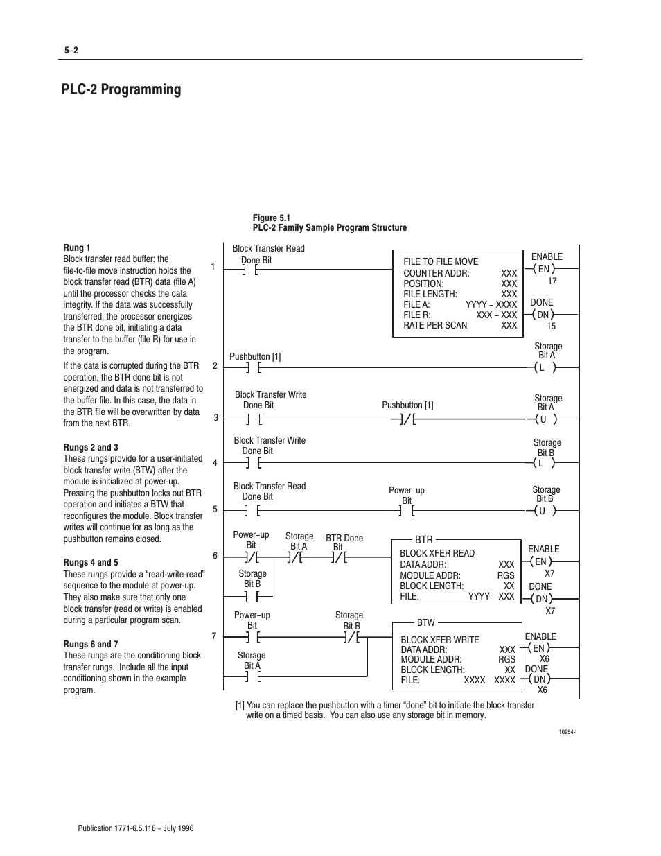 Plcć2 programming | Rockwell Automation 1771-IFF/A,D17716.5.116 FAST ANALOG INPUT MODULE User Manual | Page 46 / 94