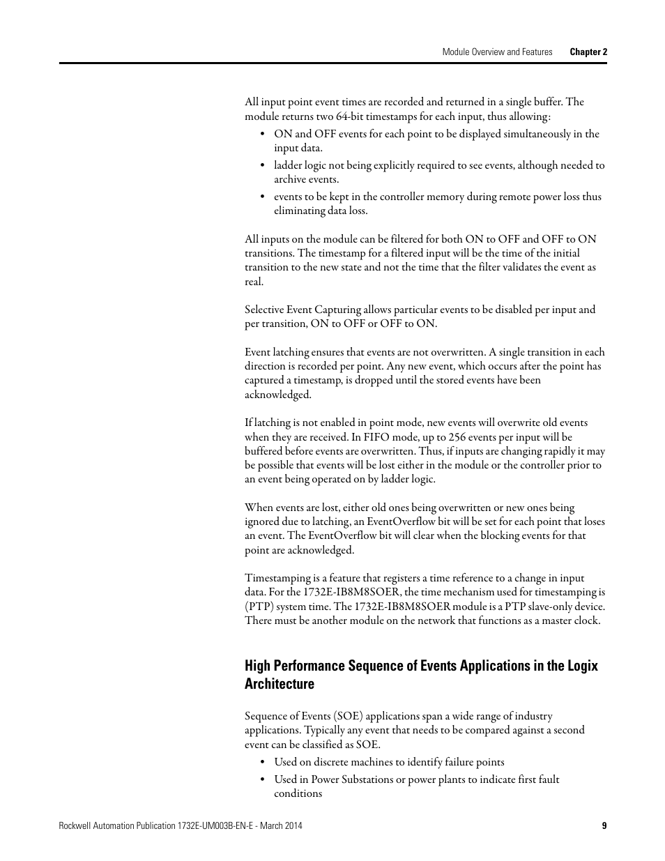 Rockwell Automation 1732E-OB8M8SR EtherNet/IP Dual Port 8-Point SOE Input and Scheduled Output Modules UM User Manual | Page 19 / 146
