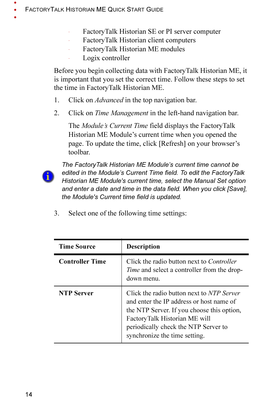 Rockwell Automation FactoryTalk Historian ME 2.2 Quick Start Guide User Manual | Page 18 / 48