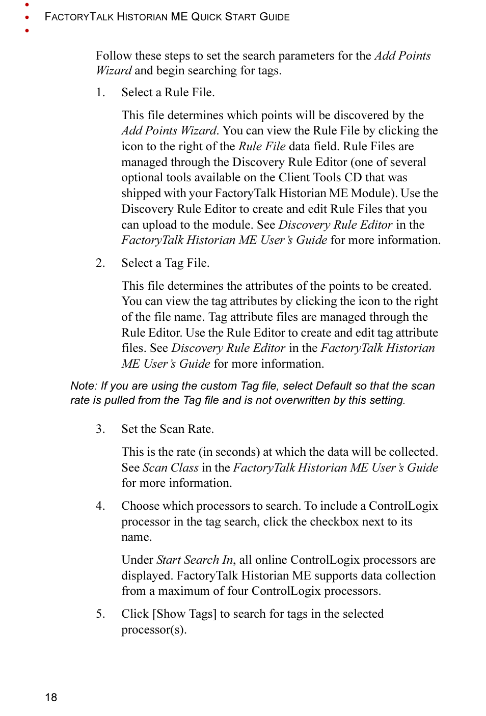 Rockwell Automation FactoryTalk Historian ME 2.2 Quick Start Guide User Manual | Page 22 / 48