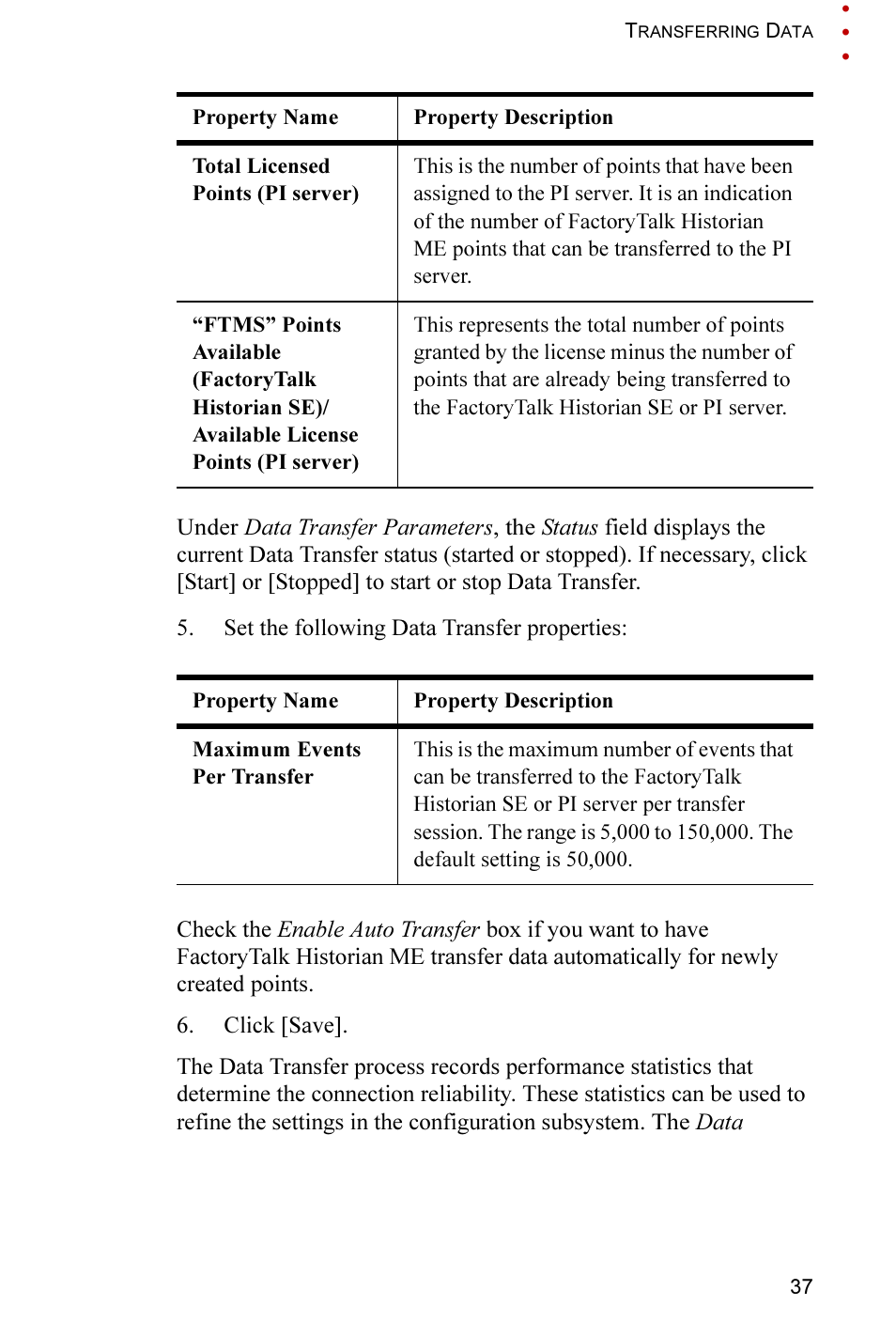 Rockwell Automation FactoryTalk Historian ME 2.2 Quick Start Guide User Manual | Page 41 / 48