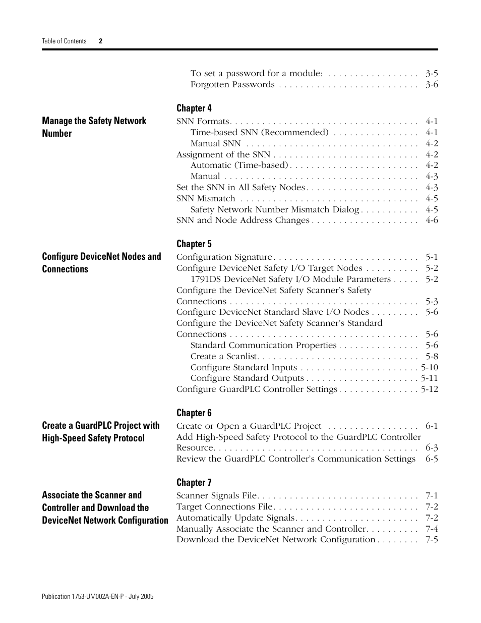 Rockwell Automation 1753-DNSI DeviceNet Safety Scanner for GuardPLC Controllers User Manual | Page 4 / 132