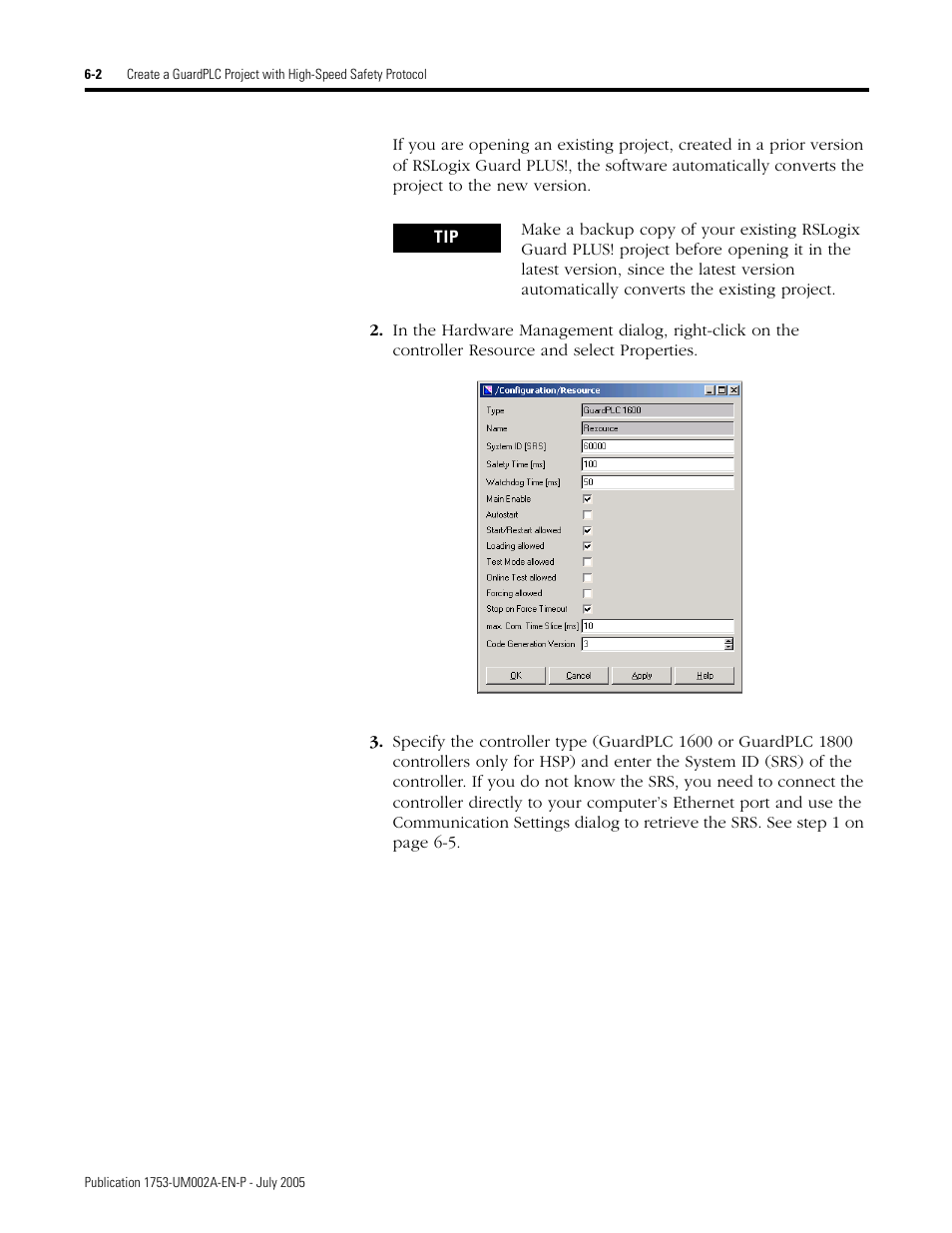 Rockwell Automation 1753-DNSI DeviceNet Safety Scanner for GuardPLC Controllers User Manual | Page 58 / 132