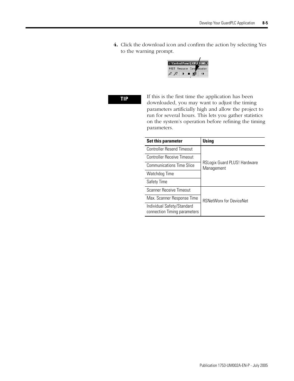Rockwell Automation 1753-DNSI DeviceNet Safety Scanner for GuardPLC Controllers User Manual | Page 75 / 132