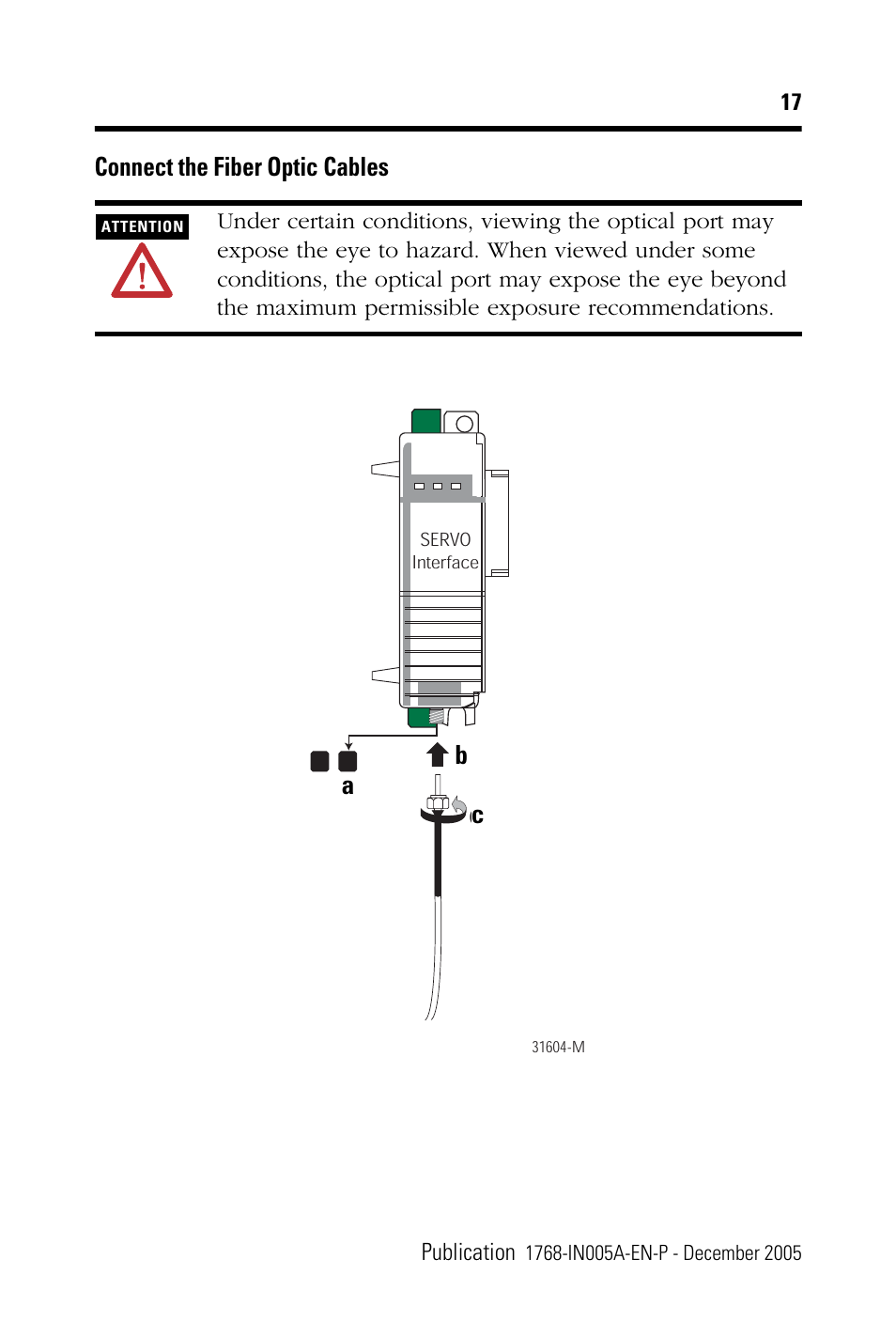 Rockwell Automation 1768-M04SE CompactLogix SERCOS interface Module Installation Instructions User Manual | Page 17 / 28