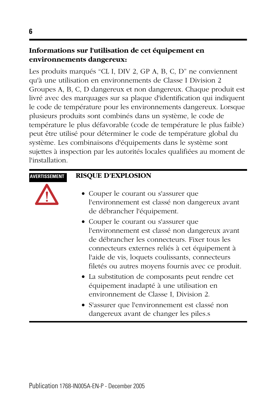 Rockwell Automation 1768-M04SE CompactLogix SERCOS interface Module Installation Instructions User Manual | Page 6 / 28