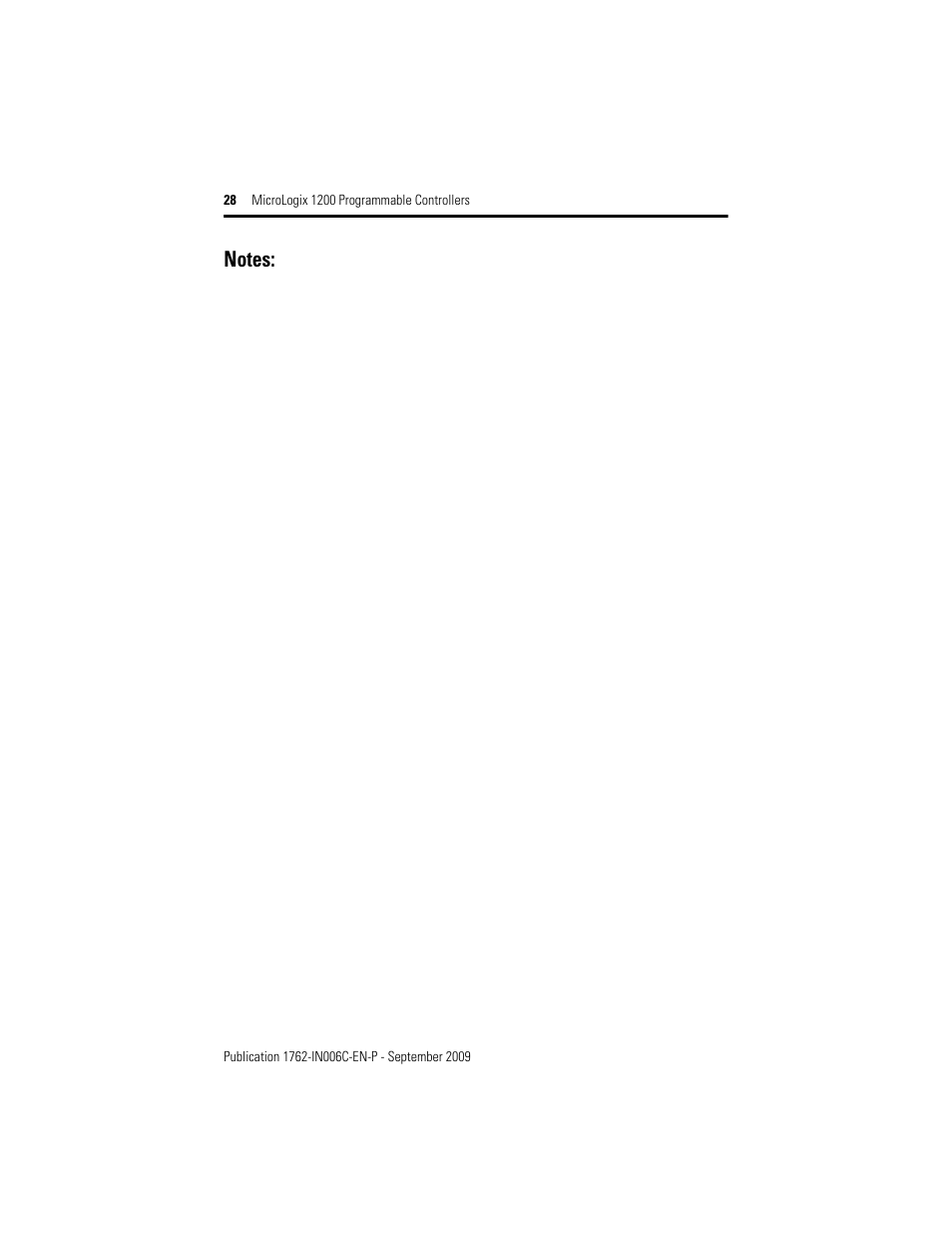 Rockwell Automation 1762-Lxxxxx MicroLogix 1200 Programmable Controllers Installation Instructions User Manual | Page 28 / 37