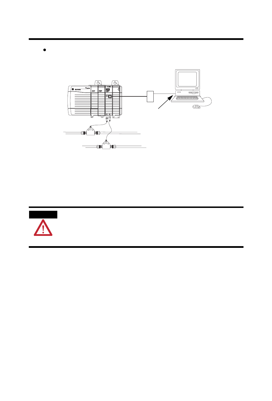 Use a 1786-cp cable when connecting a | Rockwell Automation 1756-CN2R ControlLogix ControlNet Interface Module Series A Installation Instructions User Manual | Page 17 / 32