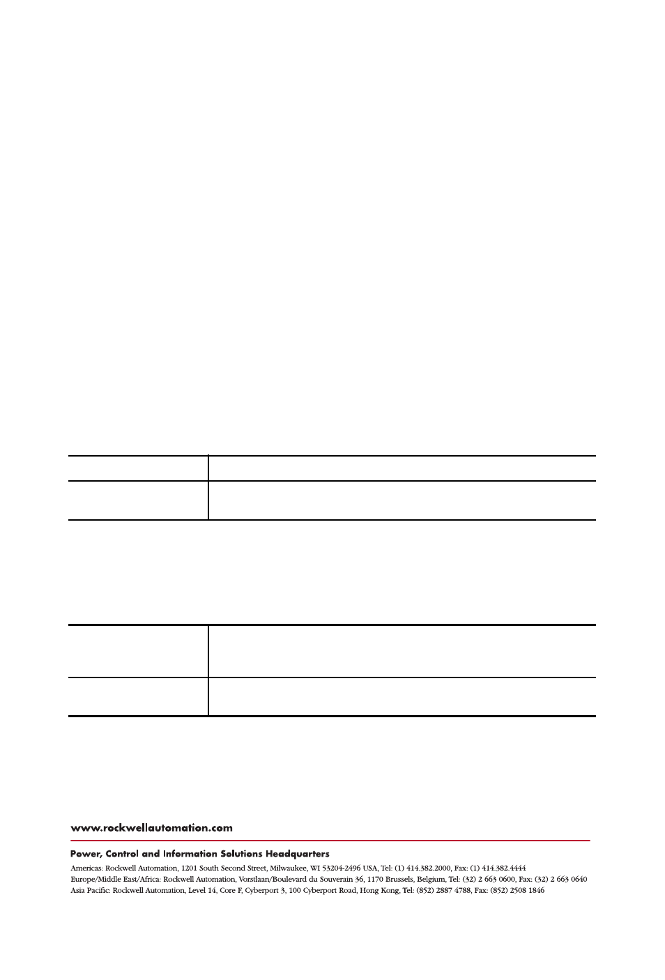 Rockwell automation support, Installation assistance, New product satisfaction return | Publication | Rockwell Automation 1756-CN2R ControlLogix ControlNet Interface Module Series A Installation Instructions User Manual | Page 32 / 32