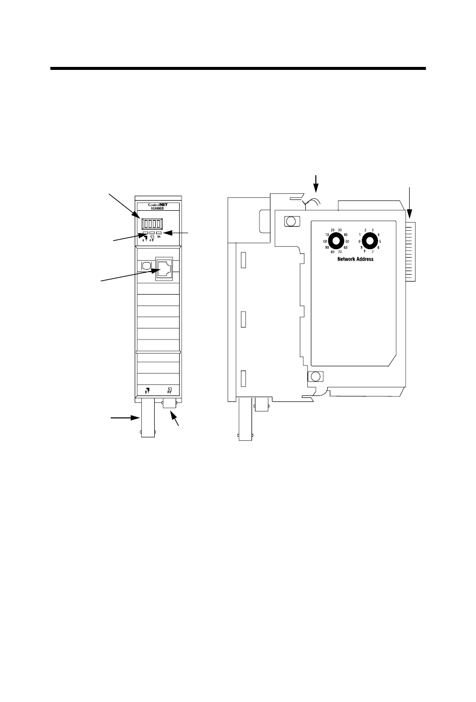 Identify module features | Rockwell Automation 1756-CN2R ControlLogix ControlNet Interface Module Series A Installation Instructions User Manual | Page 8 / 32