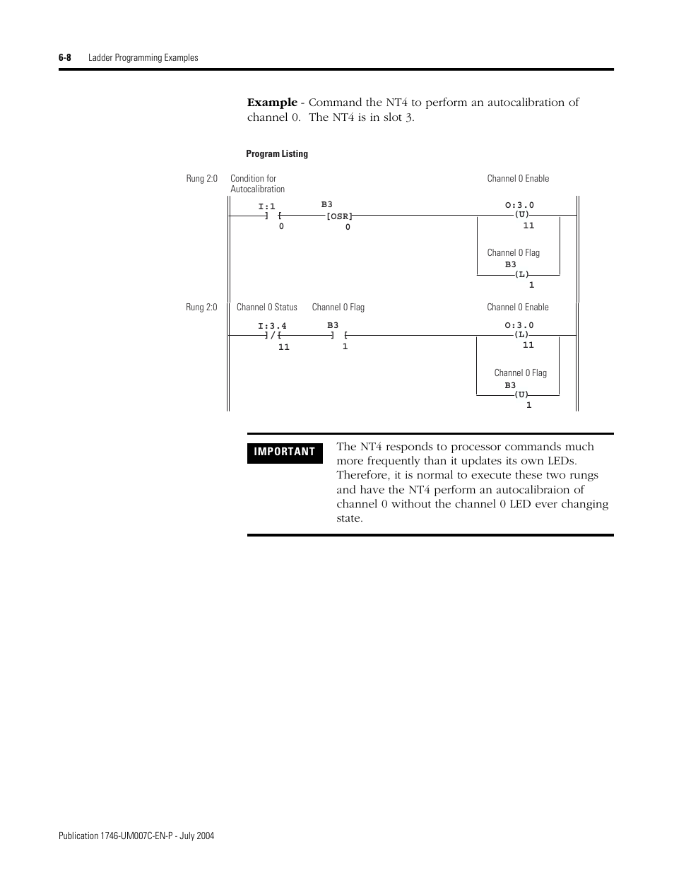 Rockwell Automation 1746-NT4 Series B,D17466.6.1 SLC 500 4-Channel Thermocouple/mV Input Module User Manual User Manual | Page 78 / 131