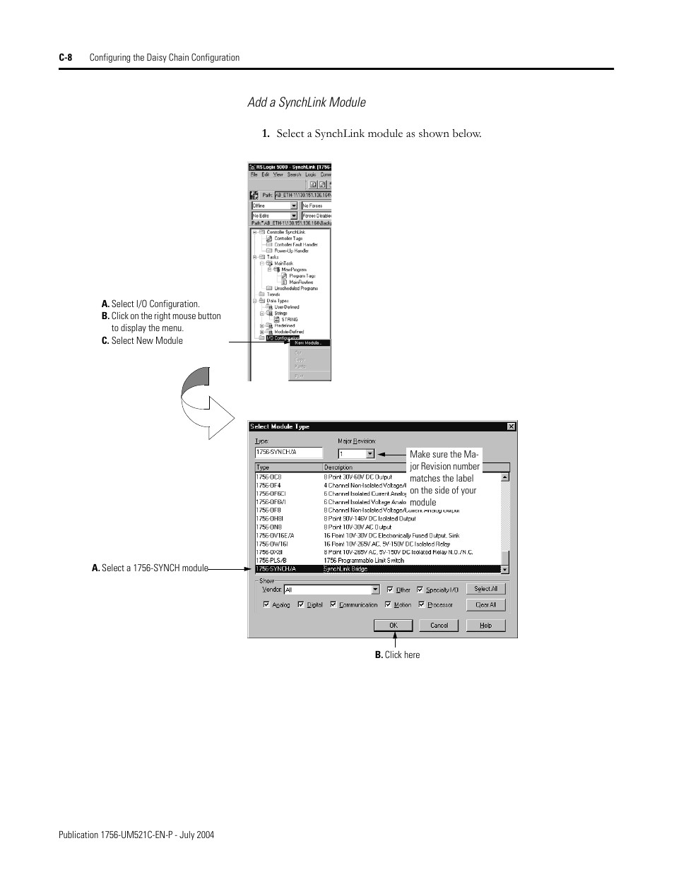 Rockwell Automation 1756-SYNCH ControlLogix SynchLink Module User Manual User Manual | Page 102 / 146