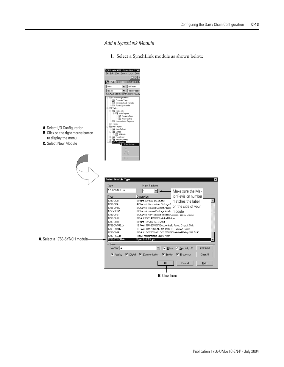 Rockwell Automation 1756-SYNCH ControlLogix SynchLink Module User Manual User Manual | Page 107 / 146