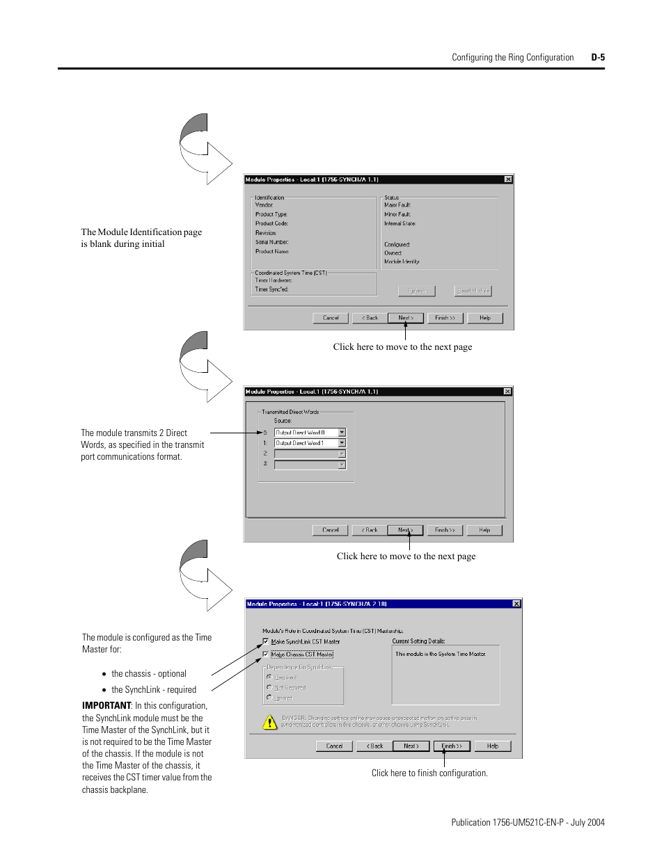 Rockwell Automation 1756-SYNCH ControlLogix SynchLink Module User Manual User Manual | Page 115 / 146