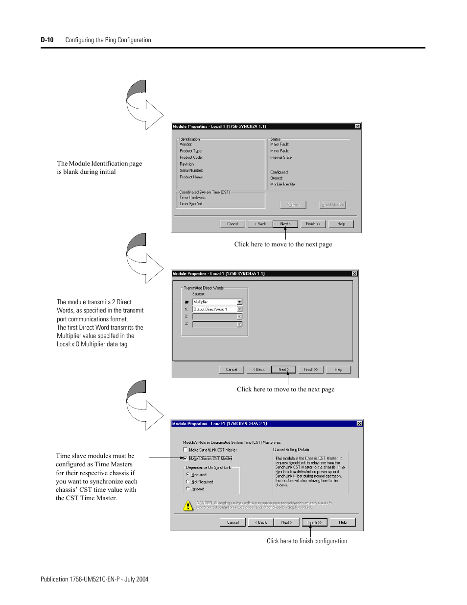 Rockwell Automation 1756-SYNCH ControlLogix SynchLink Module User Manual User Manual | Page 120 / 146