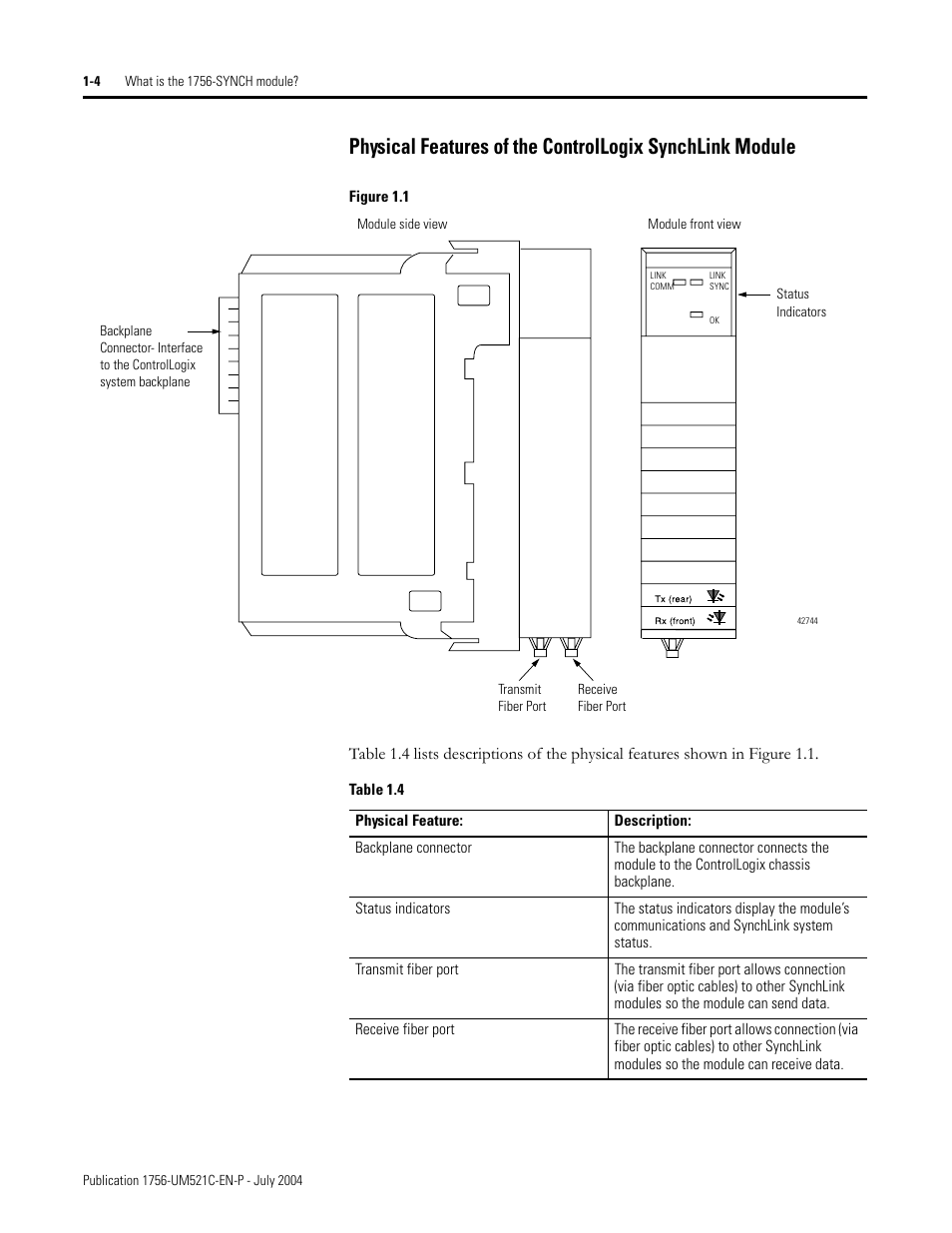 Rockwell Automation 1756-SYNCH ControlLogix SynchLink Module User Manual User Manual | Page 18 / 146