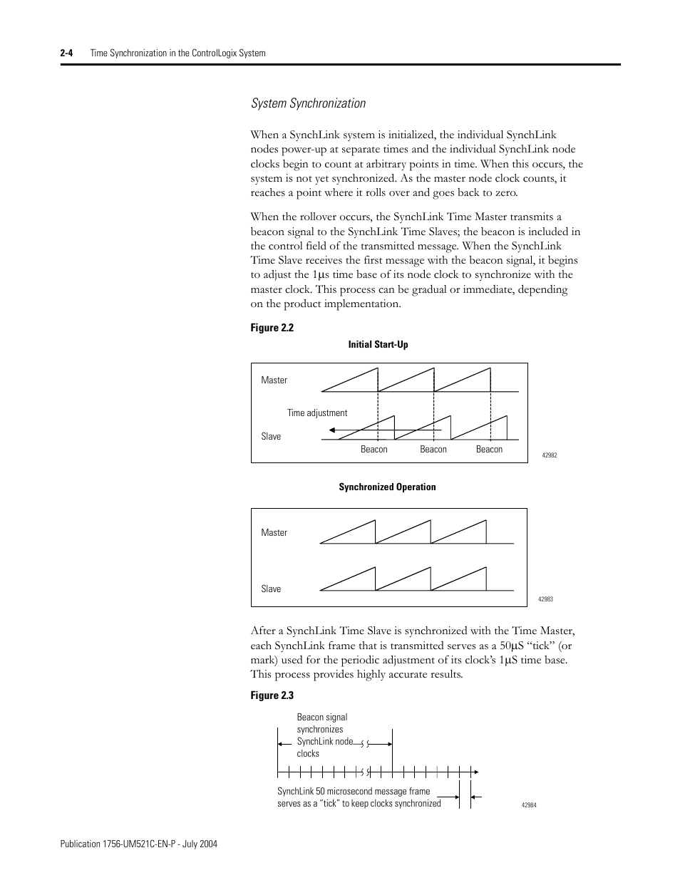 System synchronization | Rockwell Automation 1756-SYNCH ControlLogix SynchLink Module User Manual User Manual | Page 24 / 146