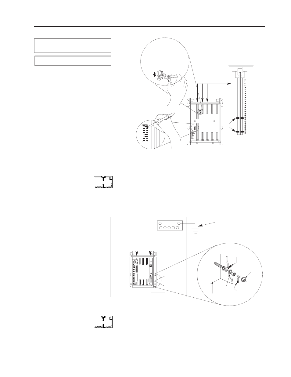 Ground the i/o chassis | Rockwell Automation 1785-L20C_L40C QUICK START CONTROLNET PLC-5 User Manual | Page 15 / 34