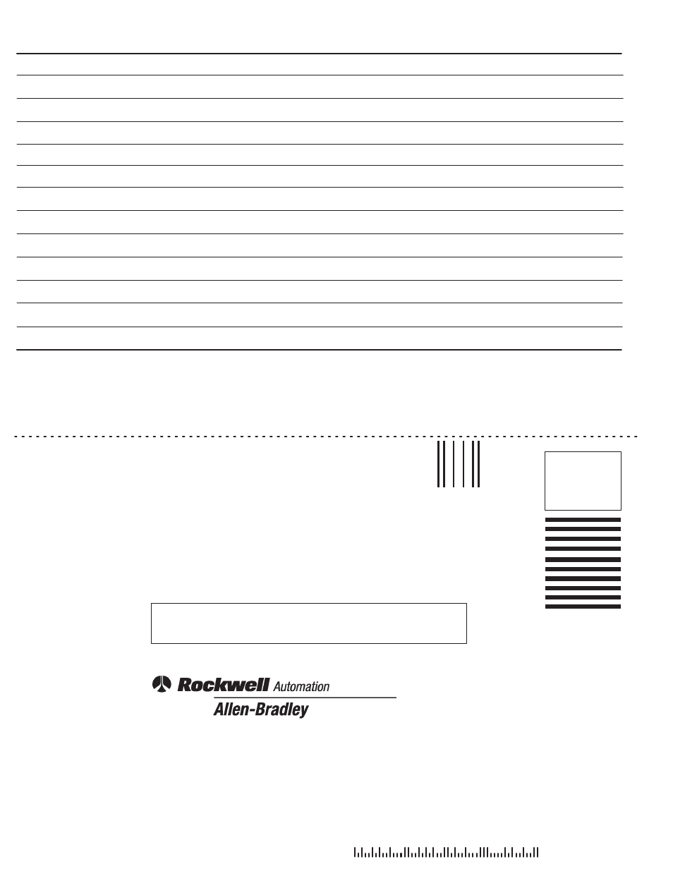 Business reply mail | Rockwell Automation 1785-L20C_L40C QUICK START CONTROLNET PLC-5 User Manual | Page 32 / 34