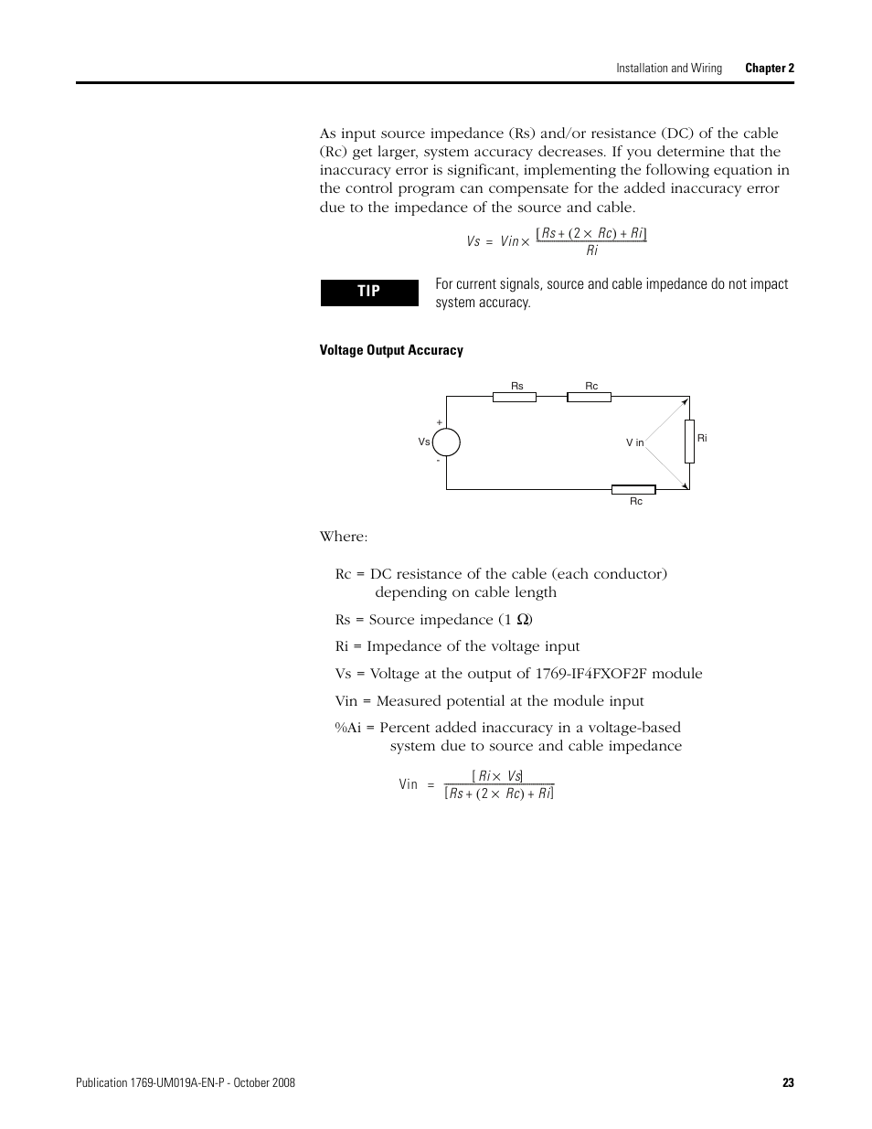 Rockwell Automation 1769-IF4FXOF2F Compact Combination Fast Analog I/O Module User Manual | Page 23 / 94