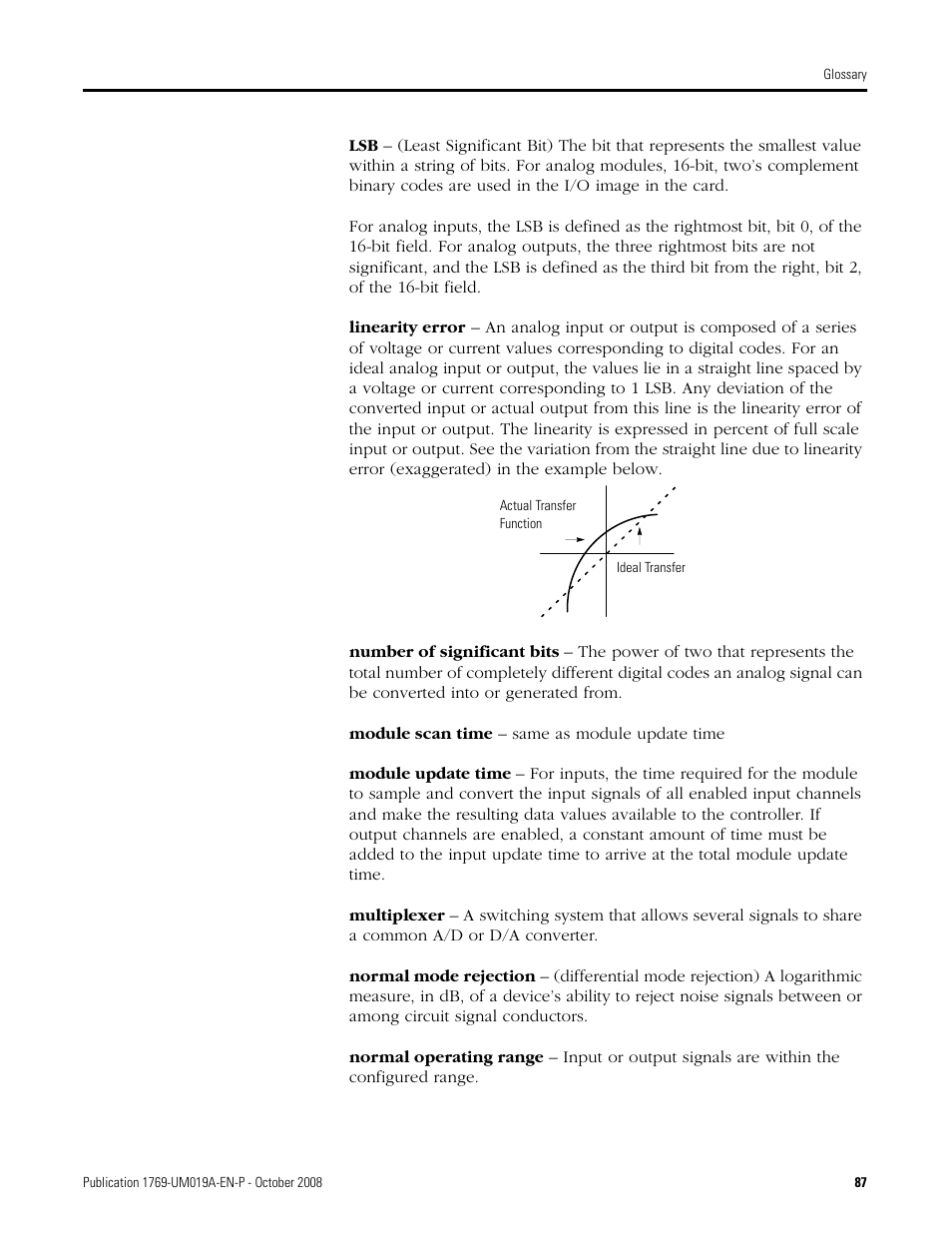 Rockwell Automation 1769-IF4FXOF2F Compact Combination Fast Analog I/O Module User Manual | Page 87 / 94