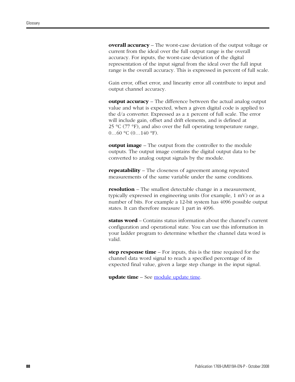 Rockwell Automation 1769-IF4FXOF2F Compact Combination Fast Analog I/O Module User Manual | Page 88 / 94