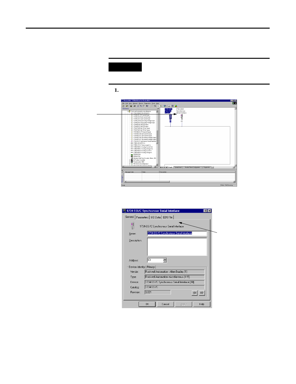 Set the encoder’s parameters, Set the encoder’s parameters -3 | Rockwell Automation 1734-SSI POINT I/O Synchronous Serial Interface Absolute Encoder Module User Manual User Manual | Page 19 / 53