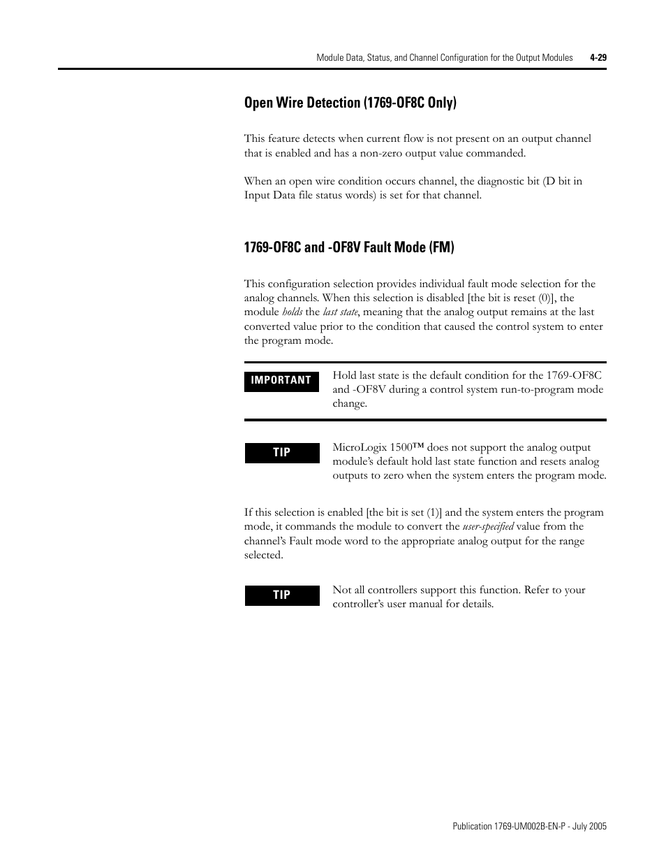 Rockwell Automation 1769-OF2 Compact I/O Analog Modules User Manual | Page 111 / 184