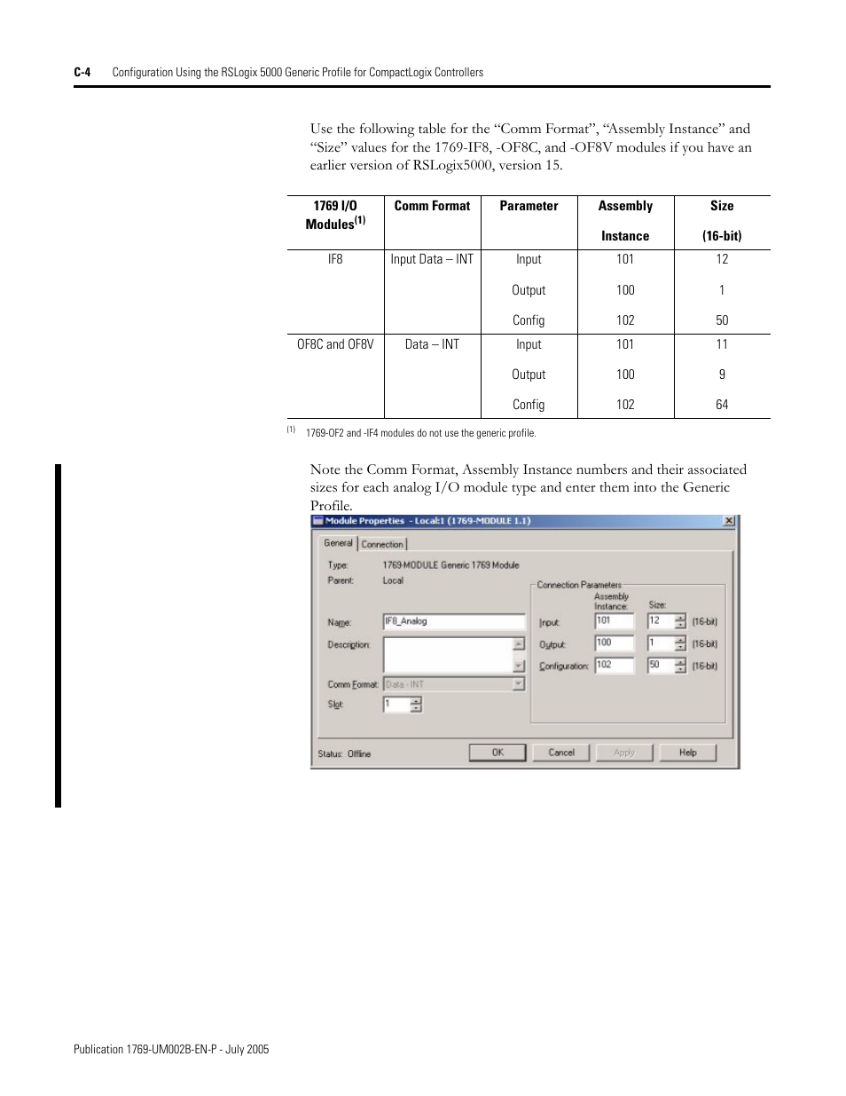 Rockwell Automation 1769-OF2 Compact I/O Analog Modules User Manual | Page 156 / 184