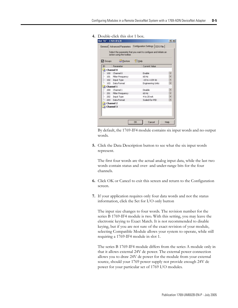 Rockwell Automation 1769-OF2 Compact I/O Analog Modules User Manual | Page 165 / 184