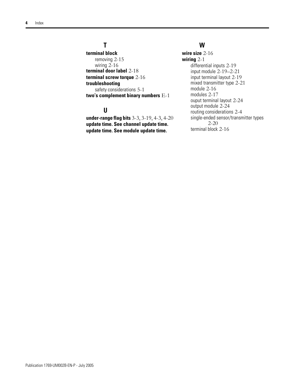 Rockwell Automation 1769-OF2 Compact I/O Analog Modules User Manual | Page 180 / 184