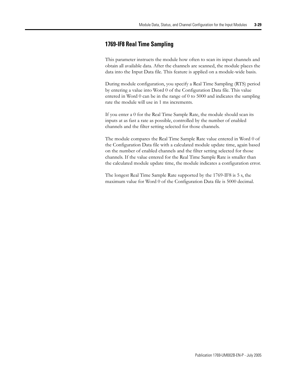 1769-if8 real time sampling -29 | Rockwell Automation 1769-OF2 Compact I/O Analog Modules User Manual | Page 79 / 184