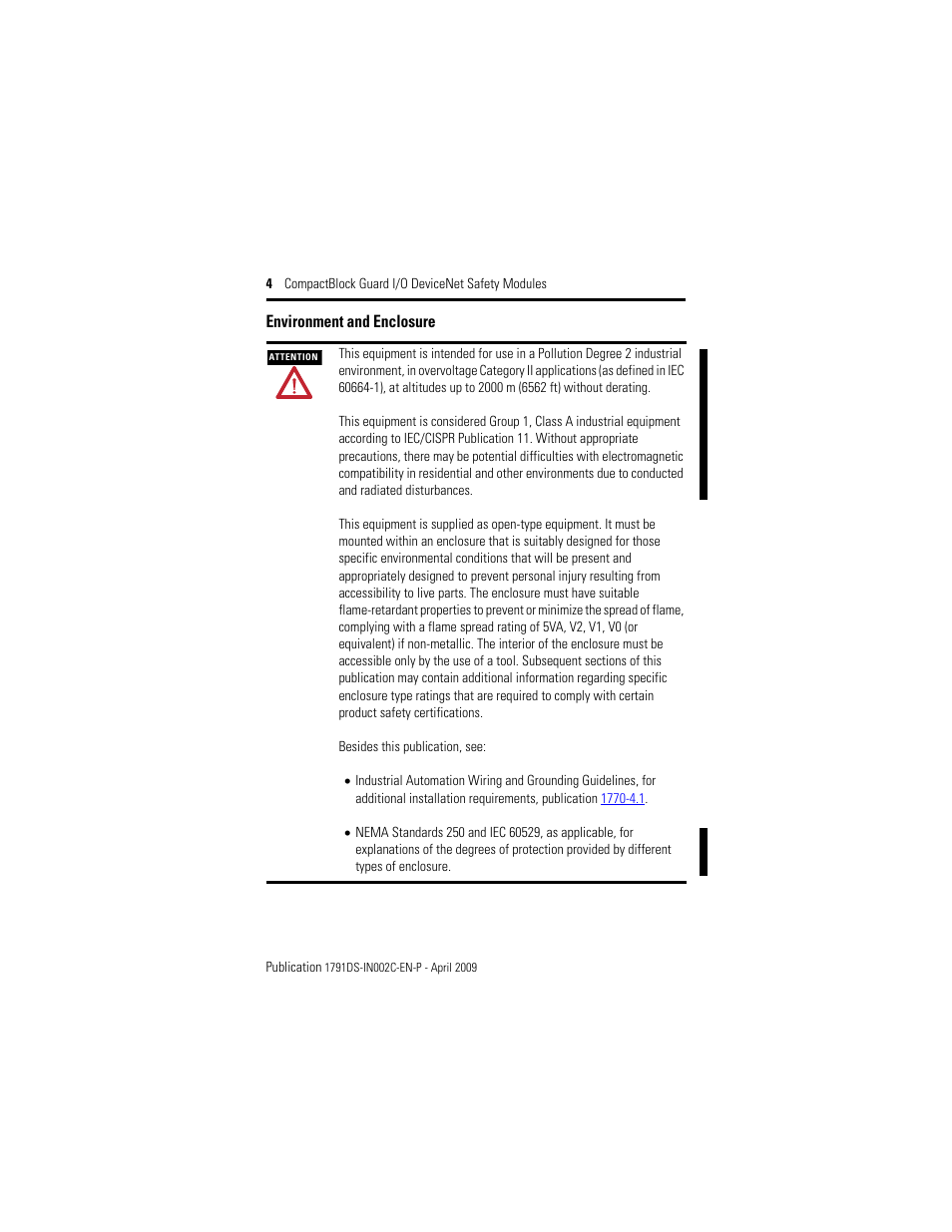 Rockwell Automation 1791DS-IB16 CompactBlock Guard I/O DeviceNet Safety Module  User Manual | Page 4 / 24