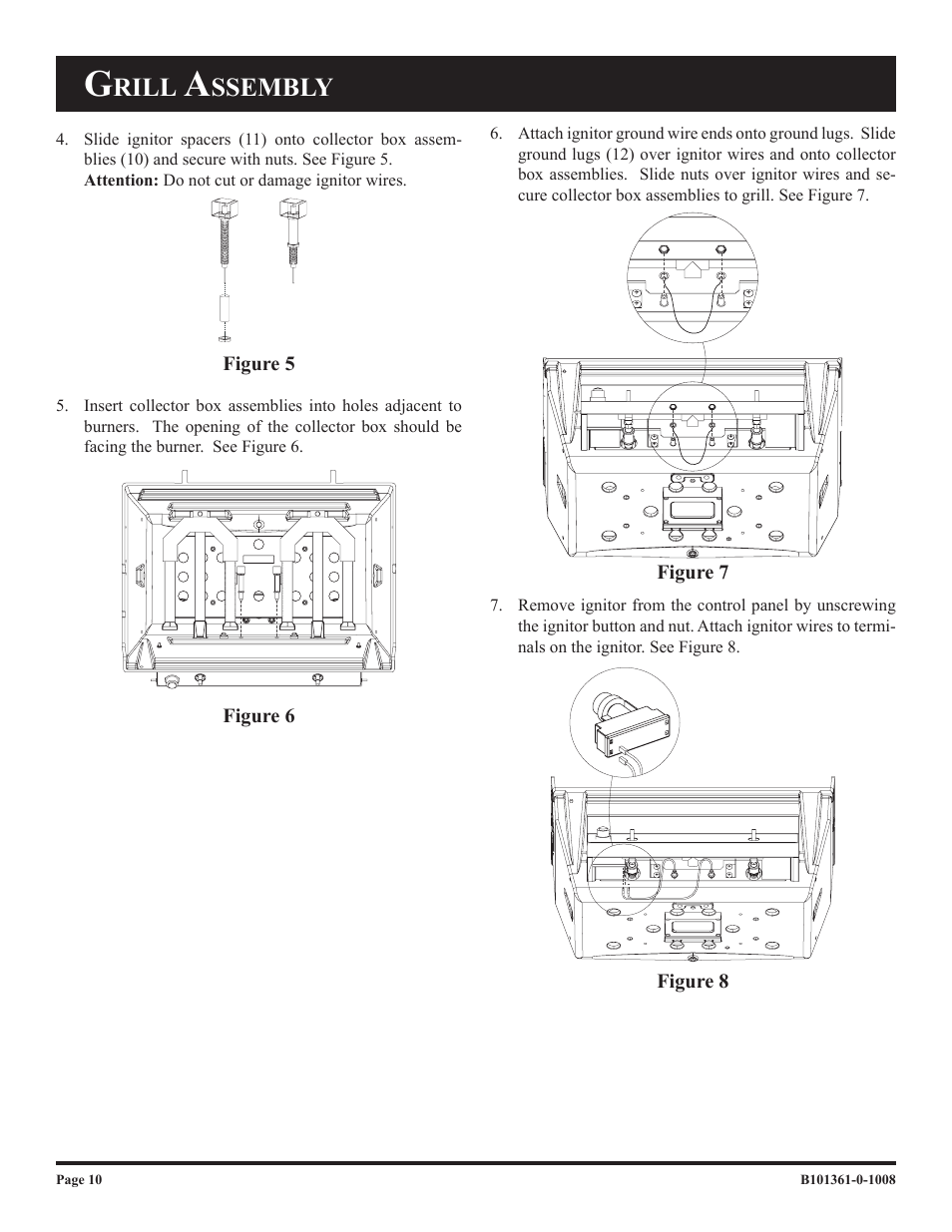 Rill, Ssembly | Broilmaster T3CF-2 User Manual | Page 10 / 24