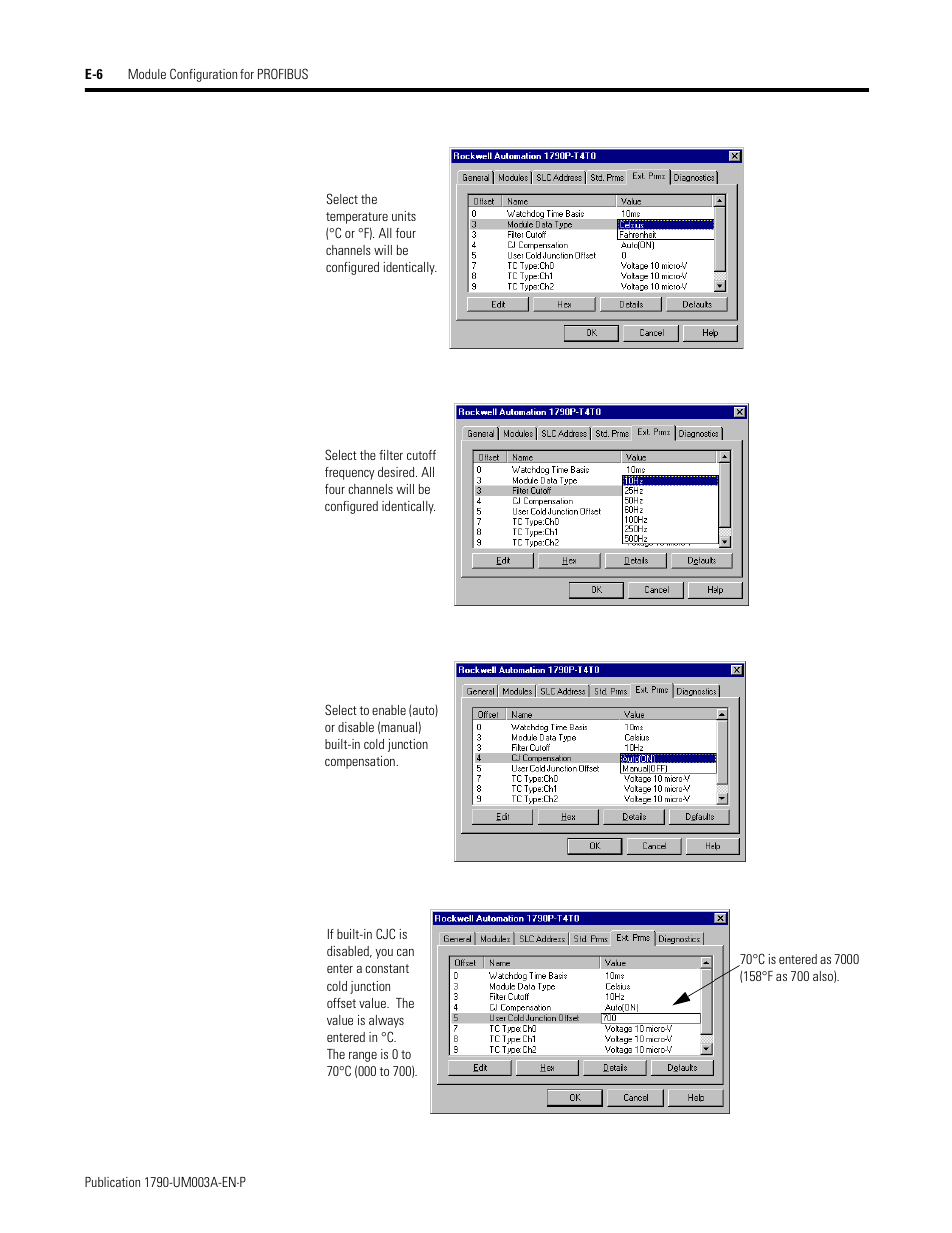Rockwell Automation 1790P-T4T0 CompactBlock LDX I/O Thermocouple Modules User Manual | Page 94 / 112